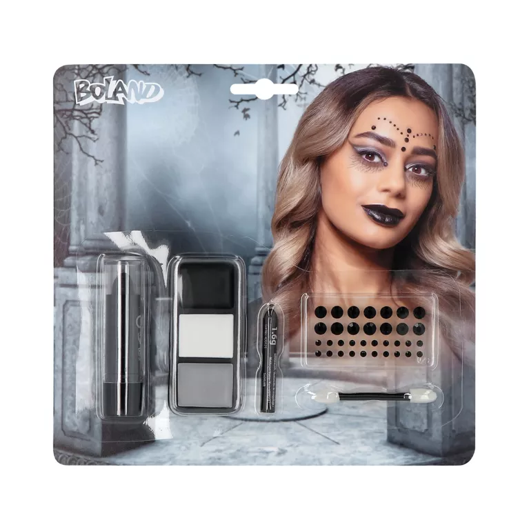 Sada barev na obličej Čarodějka s kamínky