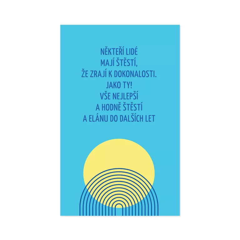 Přání s medailí - 50 let