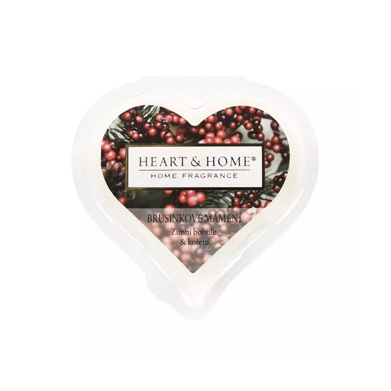 Vonný vosk srdce - Brusinkové mámení