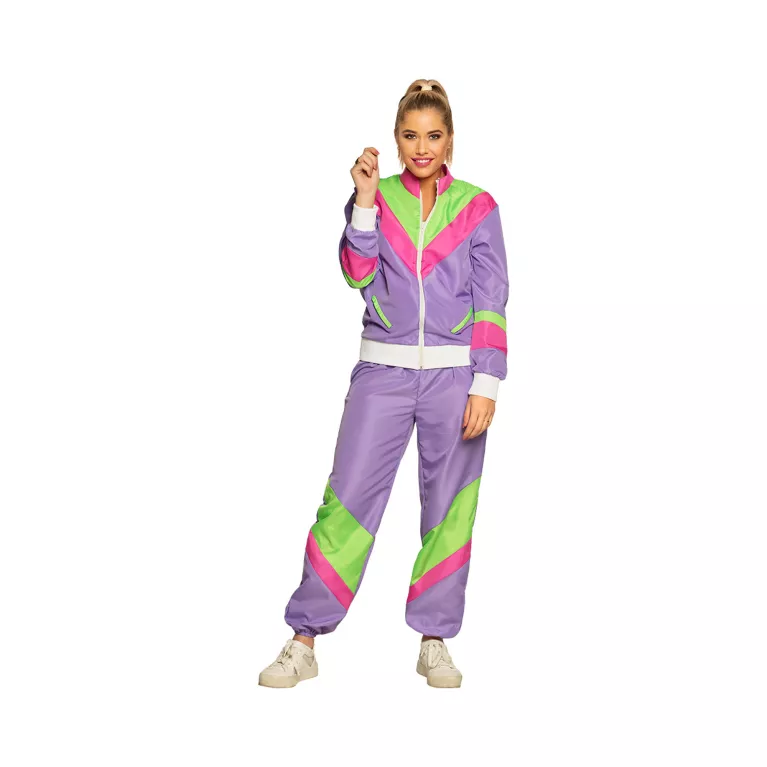 Kostým 80.léta fialový vel.M