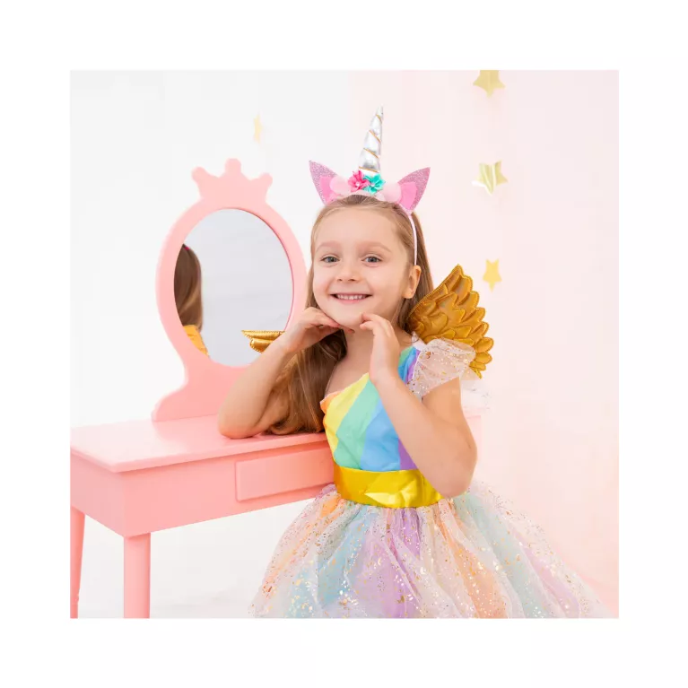 Čelenka Jednorožec se stříbrným rohem