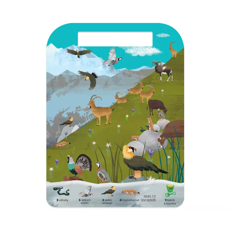 Hledej a najdi: Zvířátka z hor - Kvído