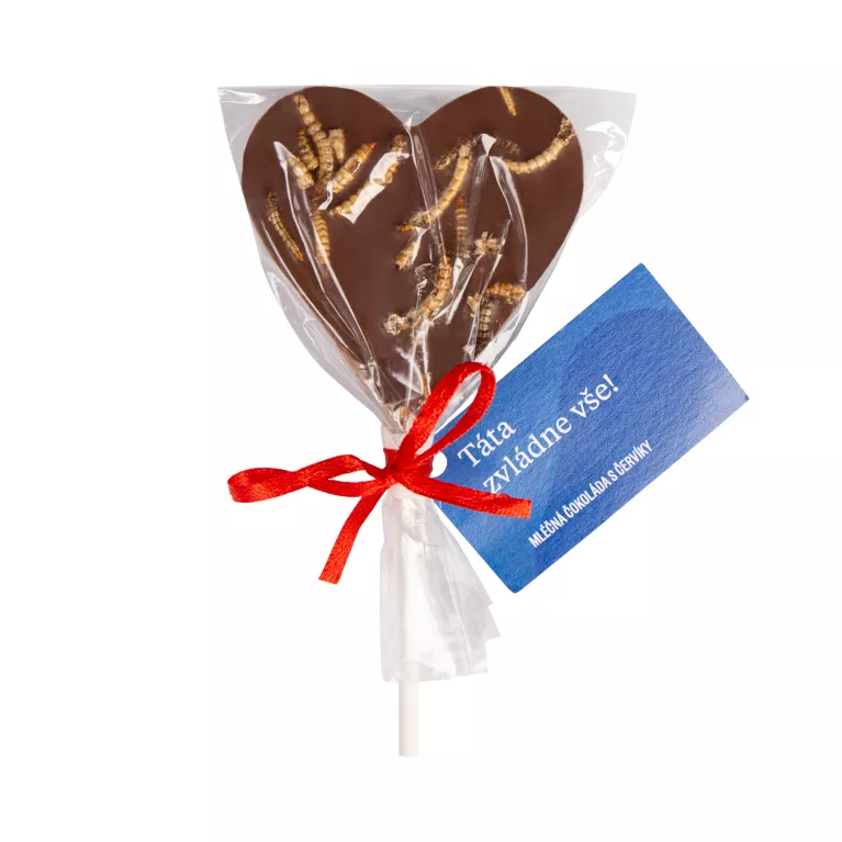 Čokoládové lízátko s červíky -  Táta zvládne vše!