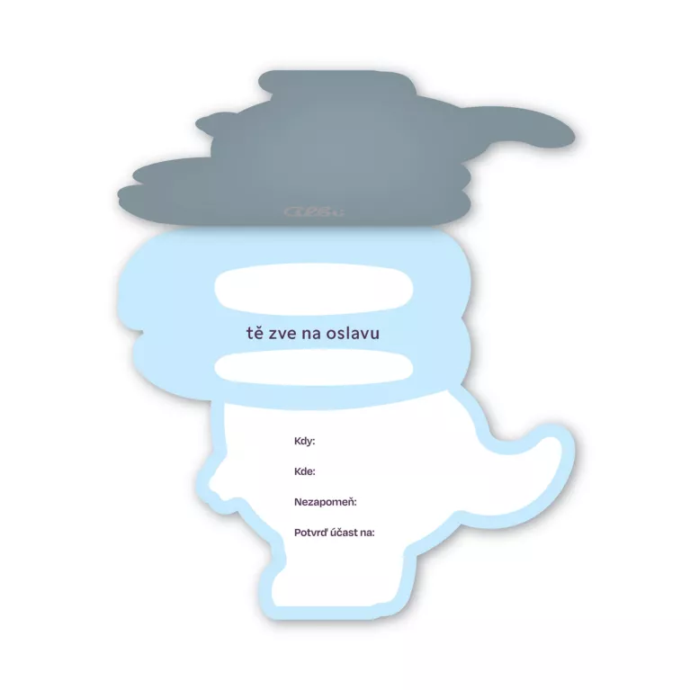 Pozvánky na oslavu otevírací Dinosaurus 6 ks