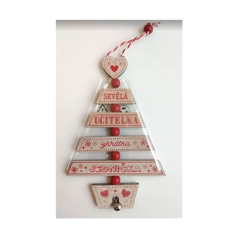 Vánoční ozdoba - Skvělá učitelka