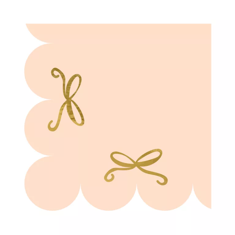 Ubrus papírový Mašle