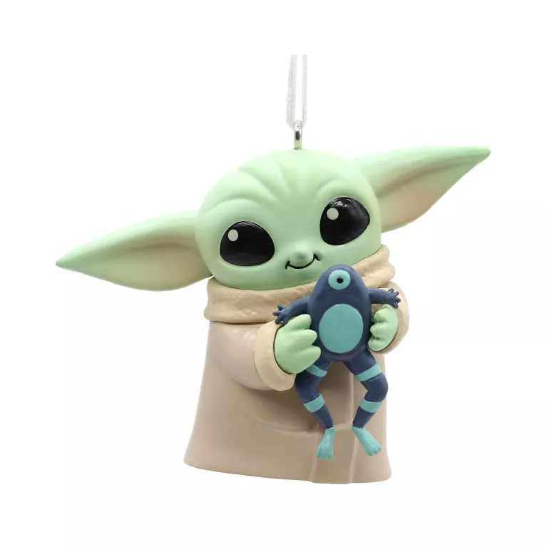 Vánoční ozdoba - Grogu a Frog