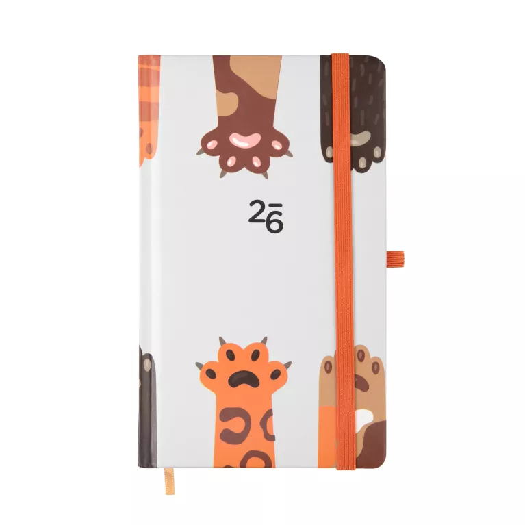 Kapesní diář - Kočičí tlapky