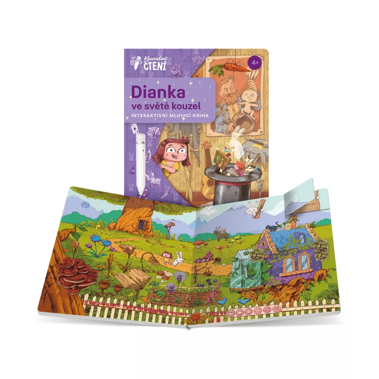 Kniha Dianka ve světě kouzel