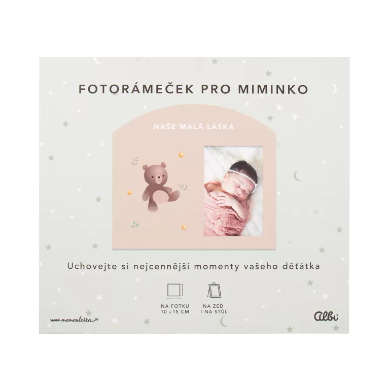 Fotorámeček pro miminko – Naše malá láska