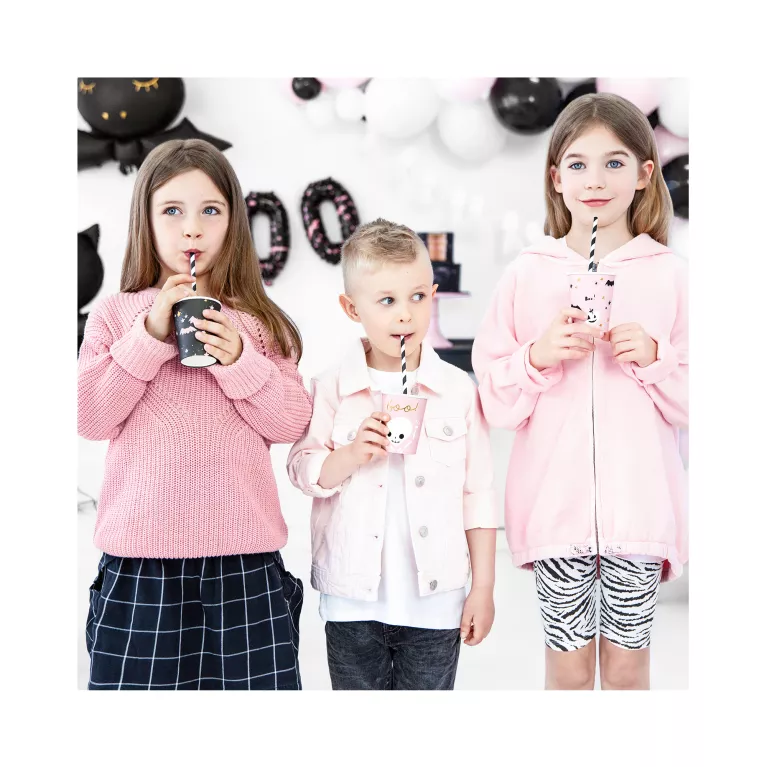 Kelímky Halloween růžové 6 ks