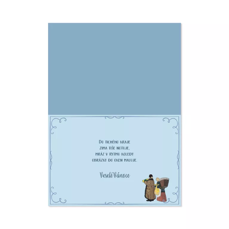 Vánoční přání Josef Lada - Koledníci