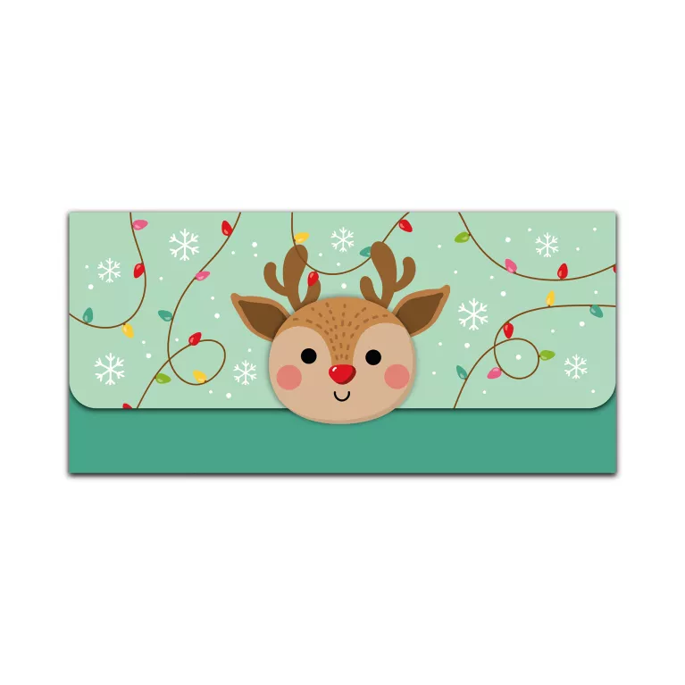 Vánoční magnetická obálka na peníze - Sob