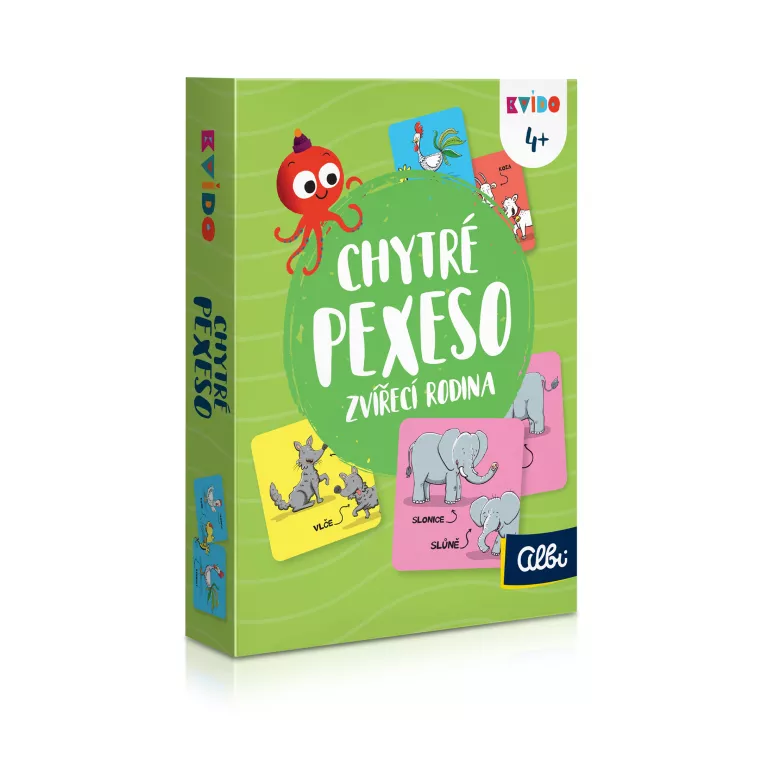 Chytré pexeso - Zvířecí rodina 2. vydání