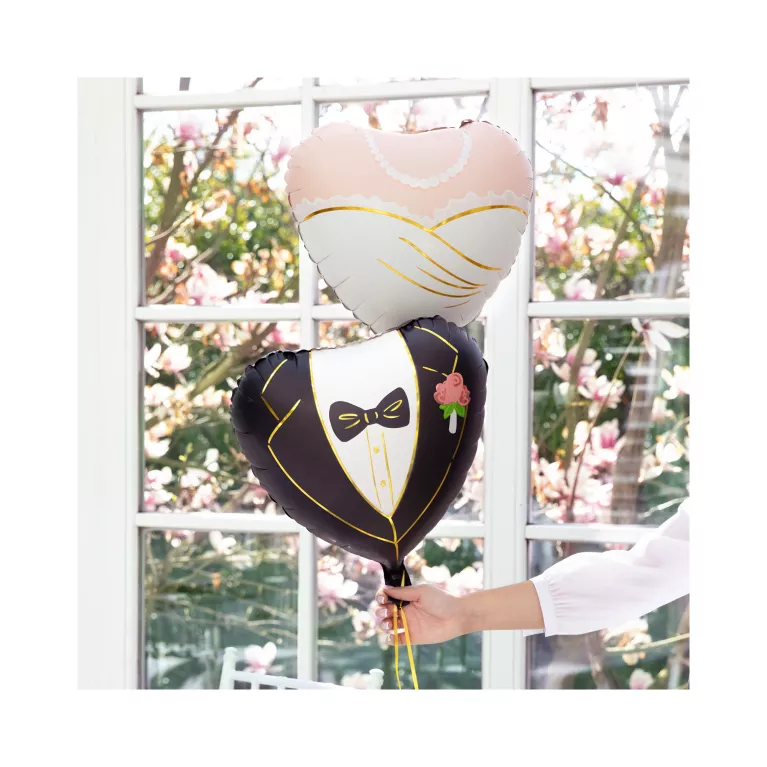 Balónek fóliový Ženich srdce