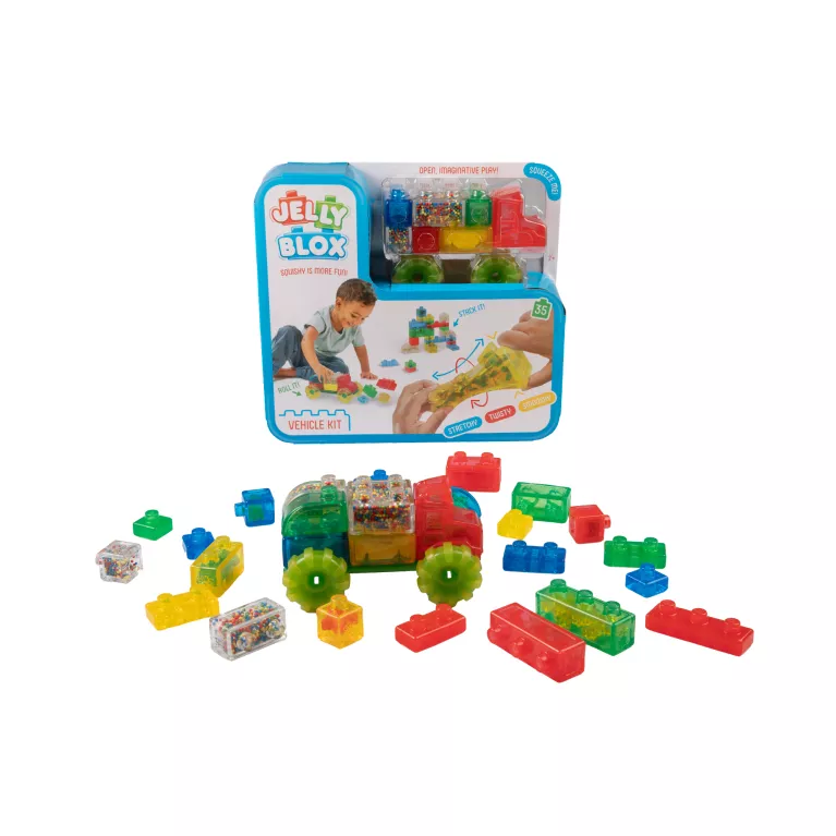 Stavebnice Jelly blox - Autíčko