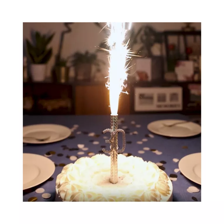 Fontána dortová Jubileum stříbrná číslo 30