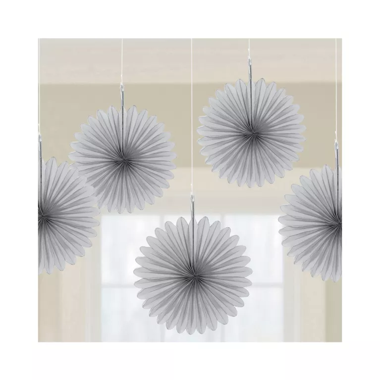 Rozety stříbrné 5 ks