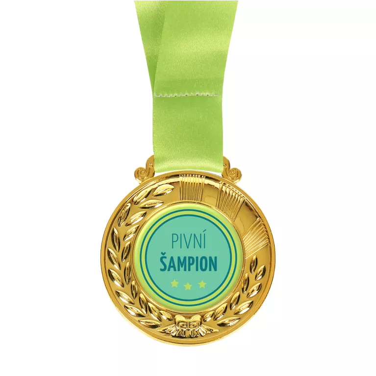 Přání s medailí - Pivní šampion