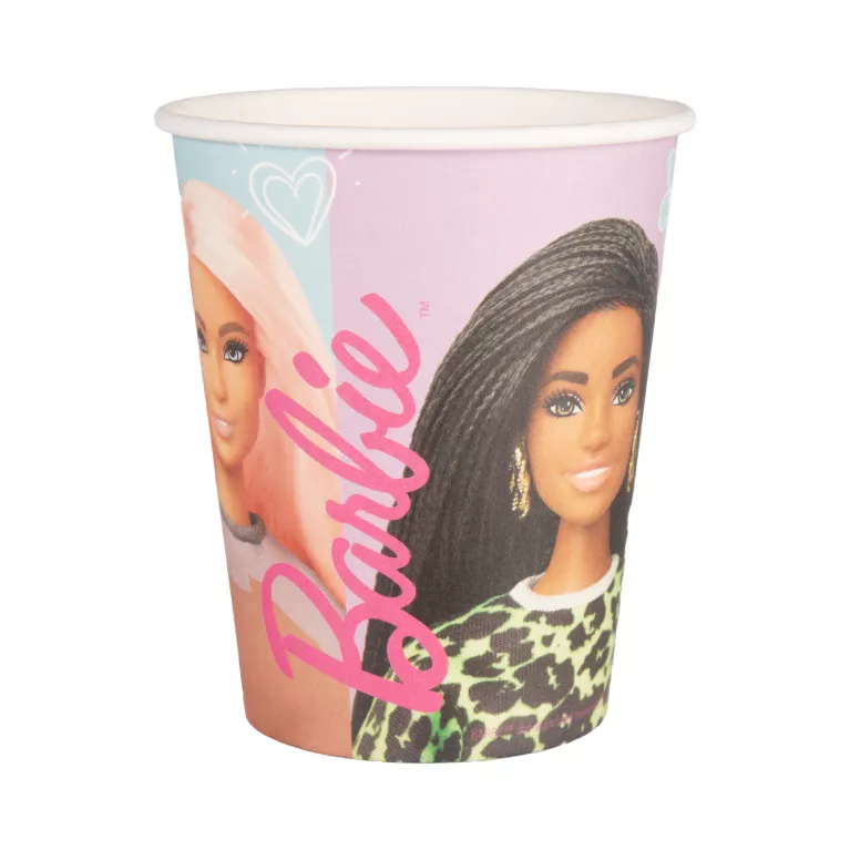 Kelímky Barbie 8 ks
