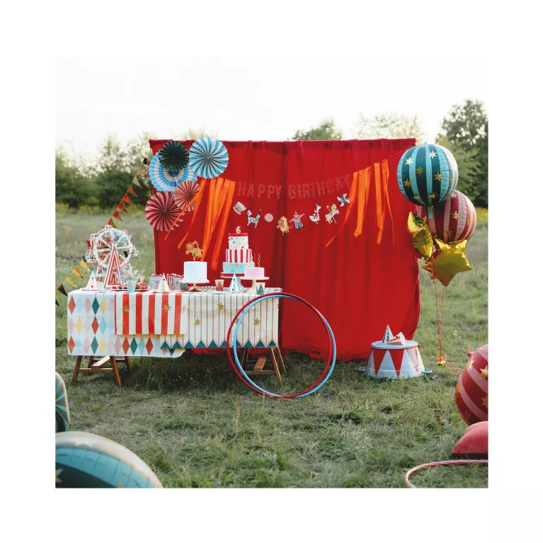 Banner Happy Birthday Cirkus