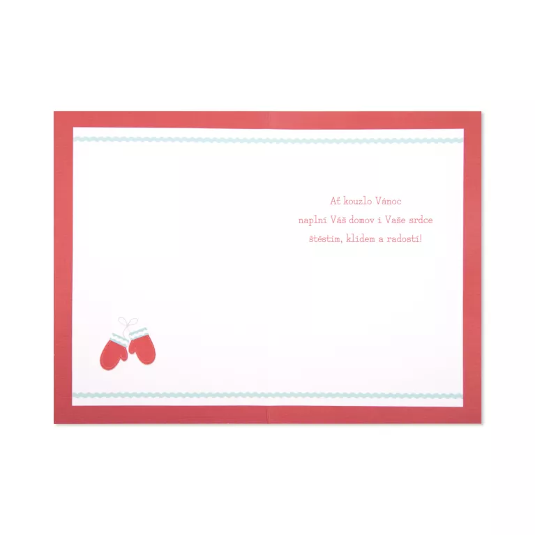 3D vánoční přání - Palčáky