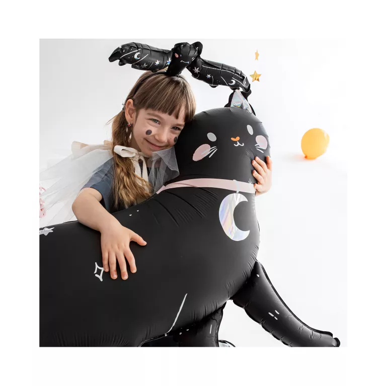Balónek fóliový Černá kočka