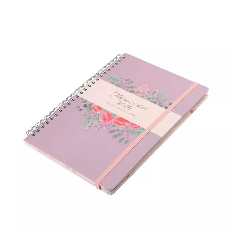 Fialový motivační diář A5