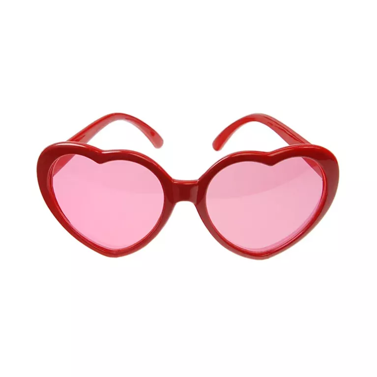 Brýle Srdce červené