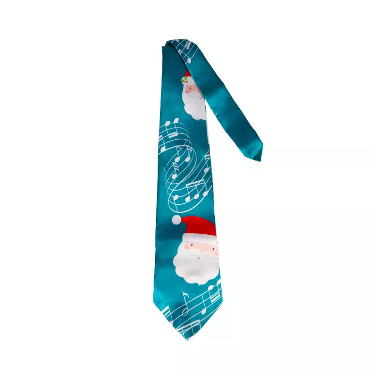 Vánoční kravata hrající Santa Claus