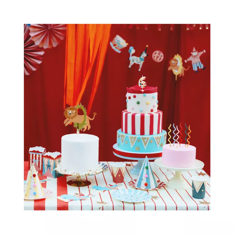 Svíčky dortové spirály barevné 12 ks