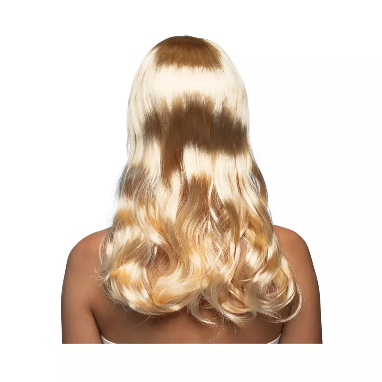 Paruka dlouhá blond s ofinou