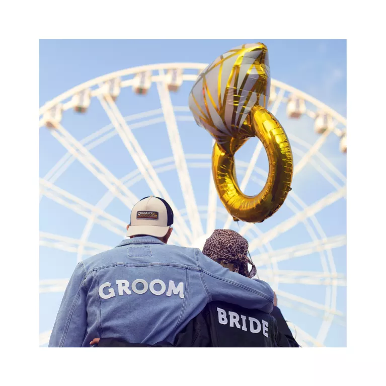 Balónek fóliový Diamantový prsten