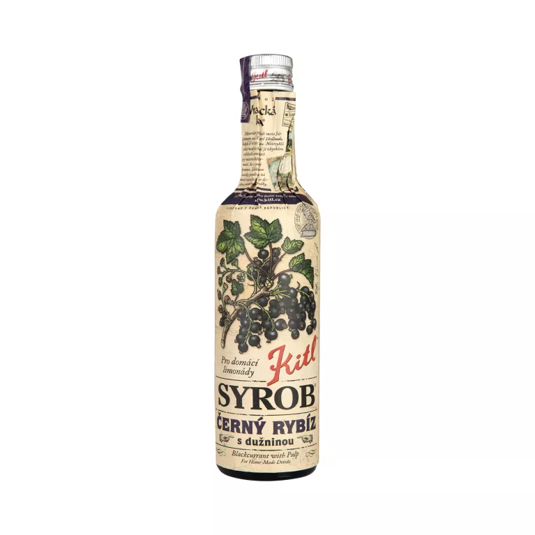 Kitl Syrob - Černý rybíz s dužinou 500 ml