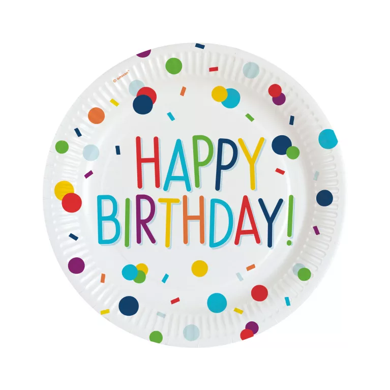 Párty Set Happy Birthday barevný 60 ks