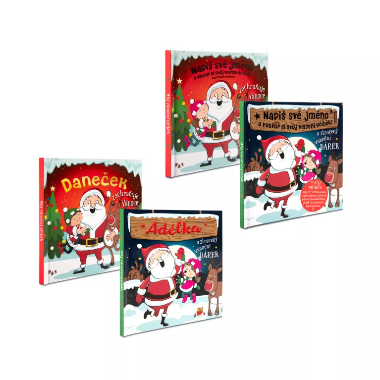 Personifikované vánoční knihy pro děti