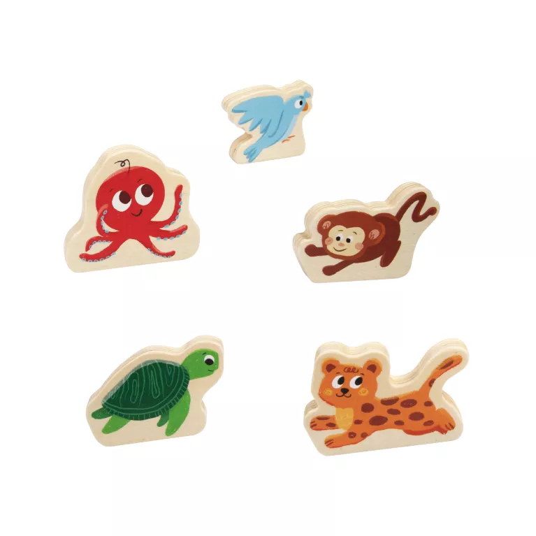 Zvířátkové domečky s aktivitami - Kvído