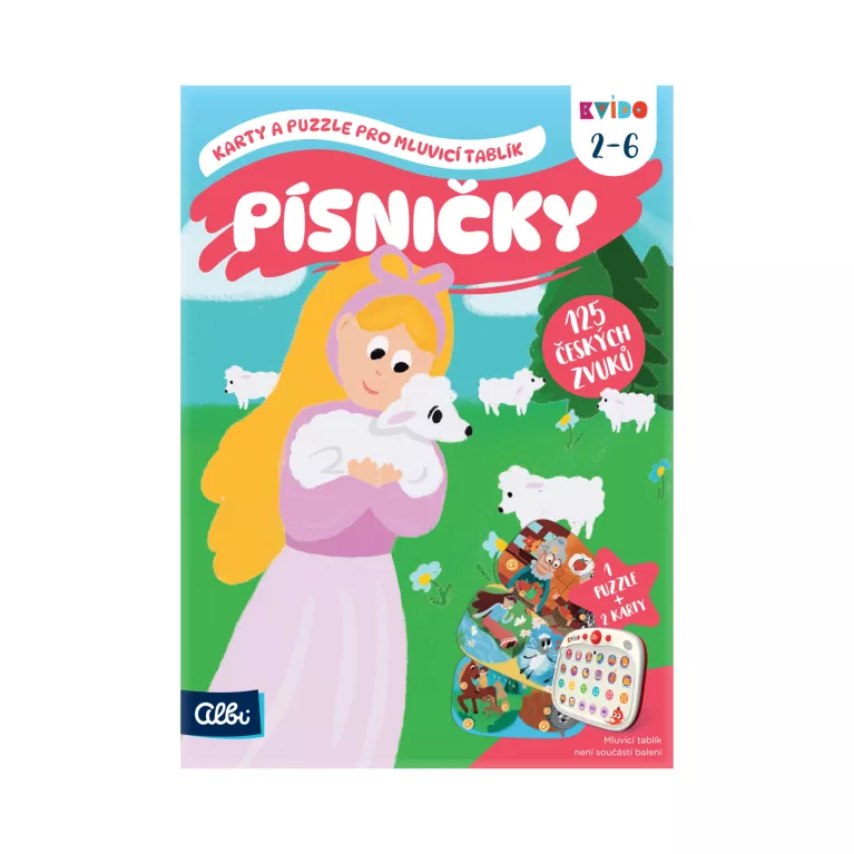 Karty a puzzle pro Mluvicí tablík - Písničky: Kvído