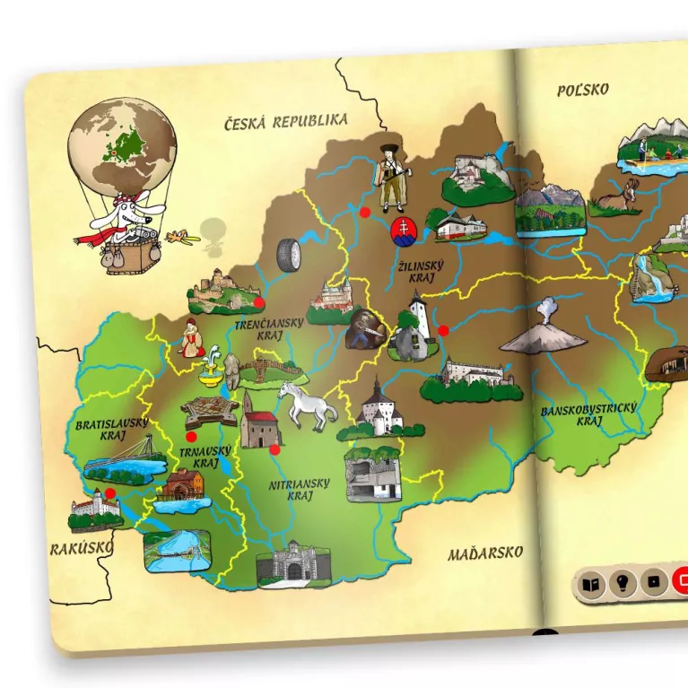 Kniha Atlas sveta SK