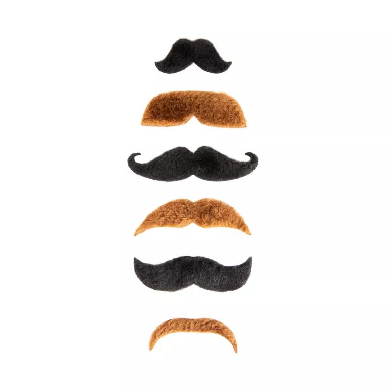 Knír Černý a hnědý 6 ks