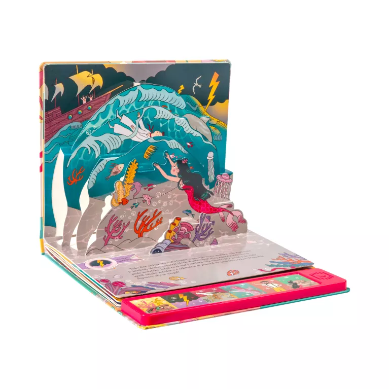 Malá mořská víla - Zvuková 3D kniha