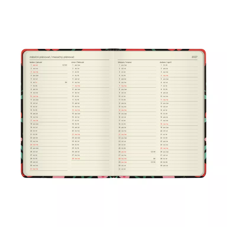 Týdenní diář - Růžičky