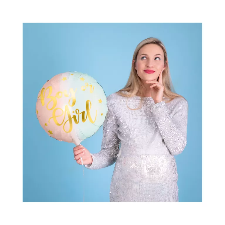 Fóliový balónek Kluk nebo holka