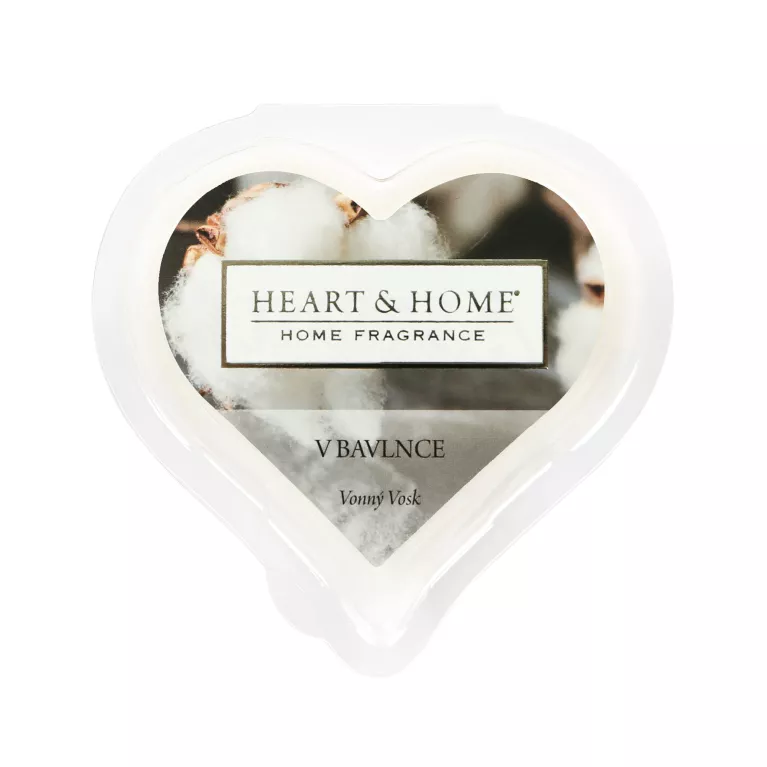 Vonný vosk srdce - V bavlnce