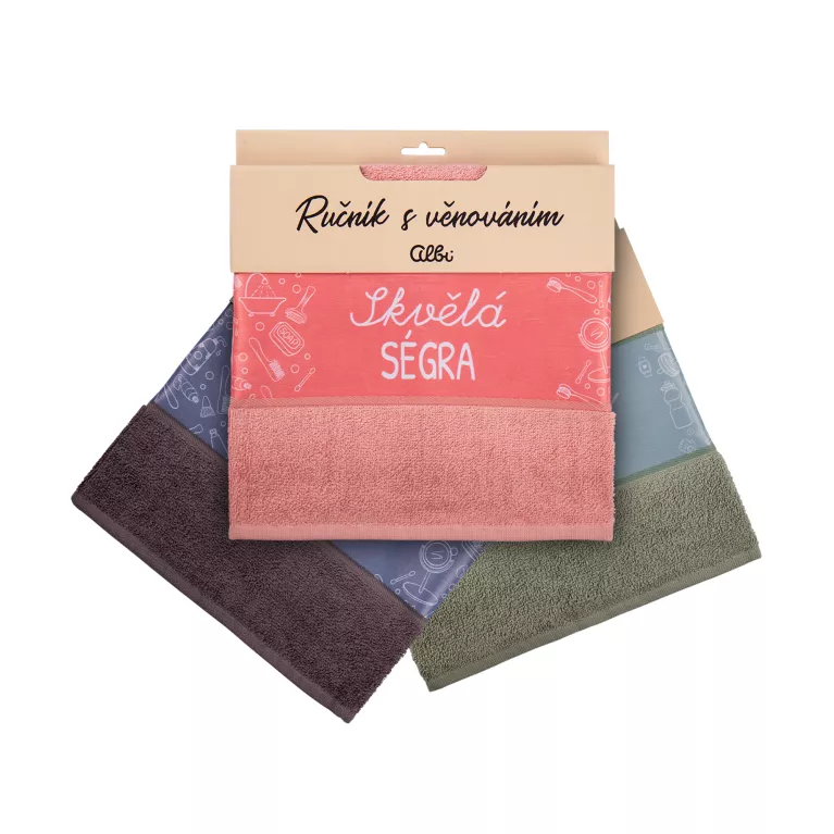 Ručníky s věnováním