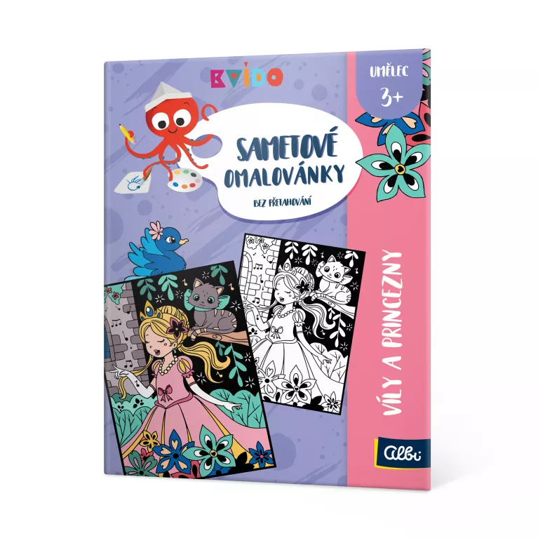 Sametové omalovánky - Víly