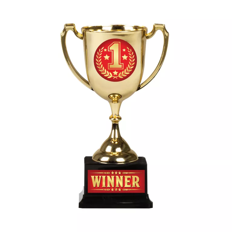 Pohár s textem Winner