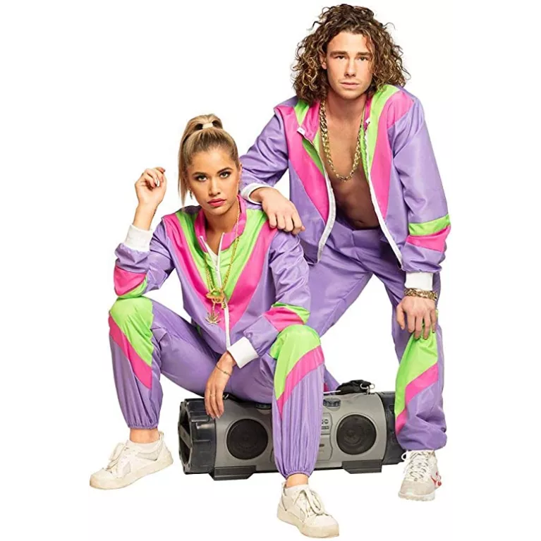 Kostým 80.léta fialový vel.S