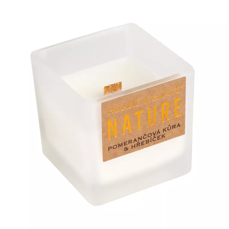 Malá svíčka - Pomerančová kůra a hřebíček