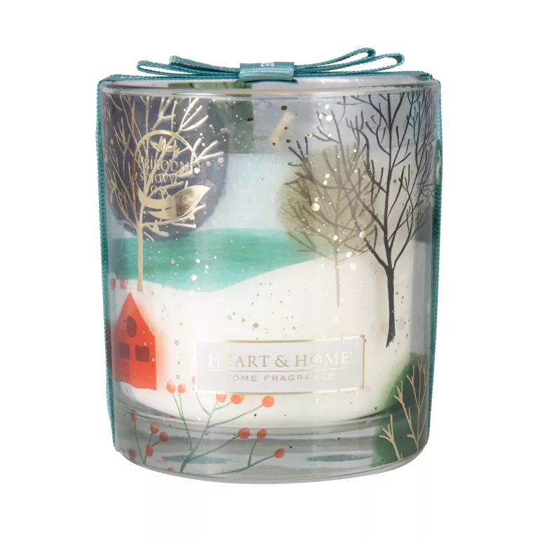 Svíčka s potiskem - Ledové ovoce